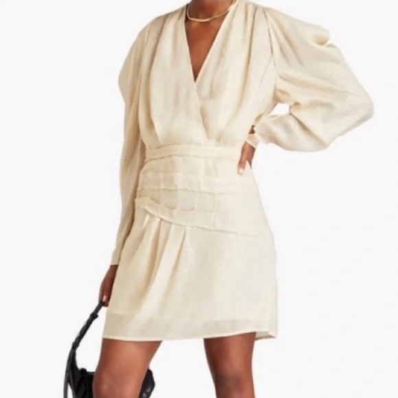 IRO Gold Mini Dress - Picture 5 of 9